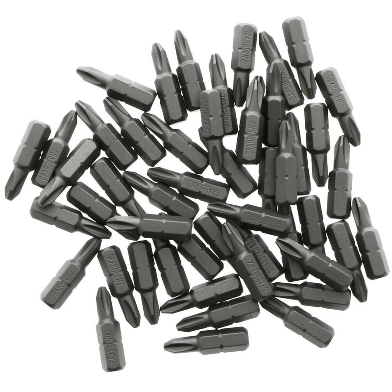 Grabber #2 Reduced Phillips Drywall Screw Driver Bit Tips (50-Pack) - Image 1